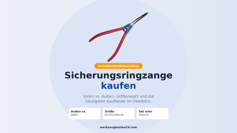 Sicherungsringzange kaufen – die richtige Wahl treffen